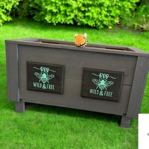 ‘Wild and Free’ Rectangle Planter